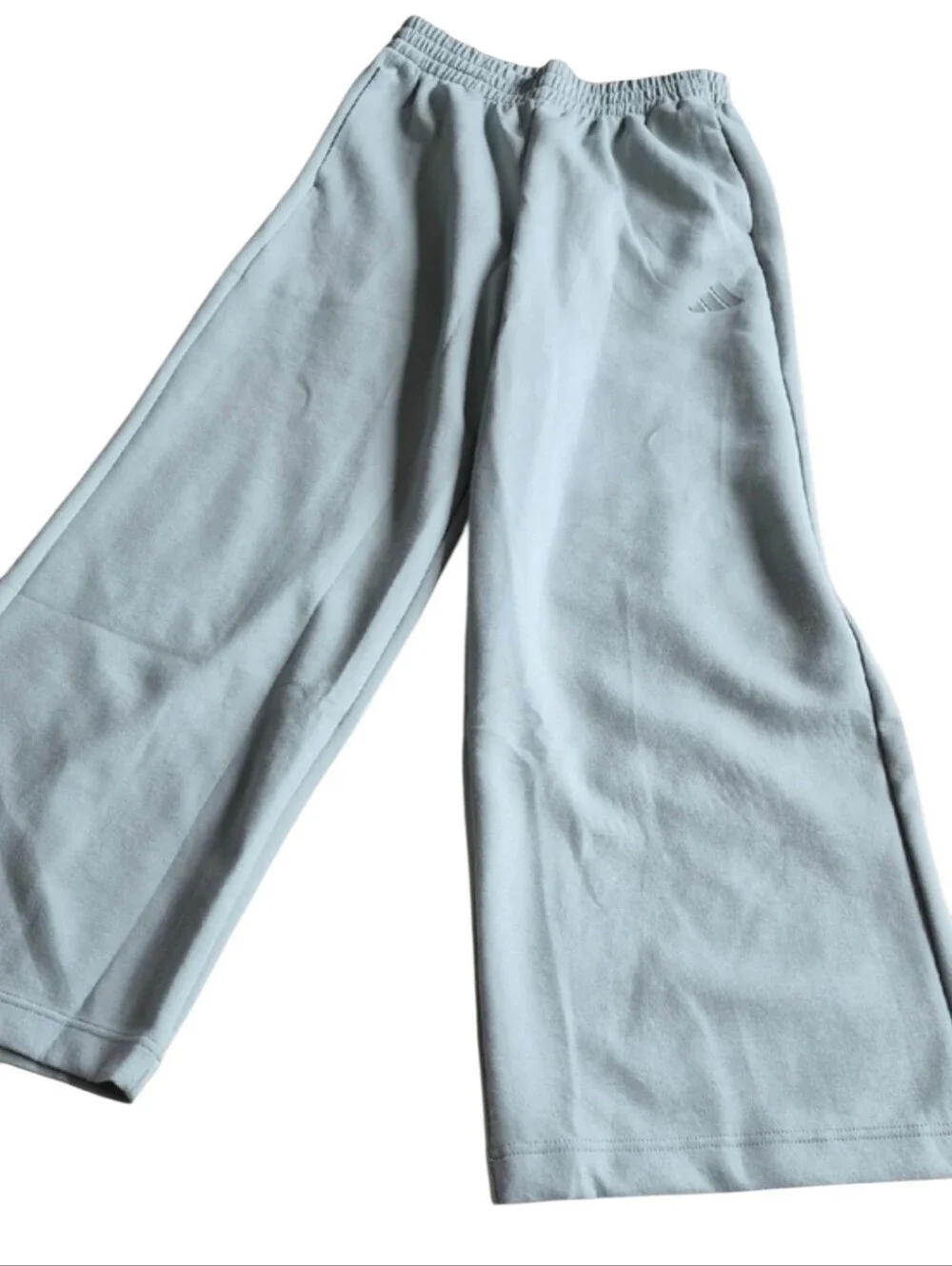 NWT Adidas Size XS Sweatpants Light Green Wonder Sage Loose Fit Drawstring